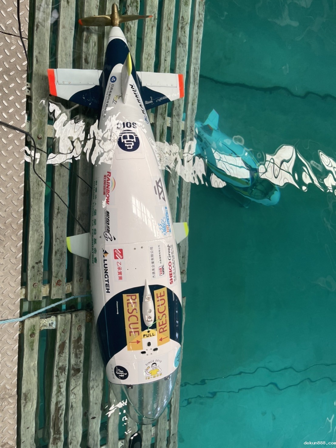 虱目魚號今天將開始進行水中測試。