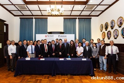 NCKU and Purdue have signed the agreement of collaboration for international dual degree program and online coursesImage
