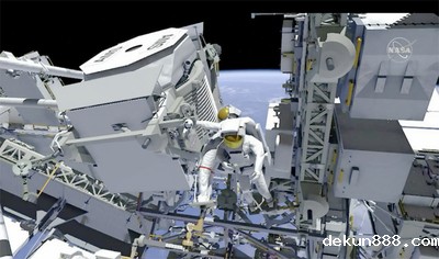 NASA considers AMS-02 to be "the most difficult space maintenance task ever”.Image