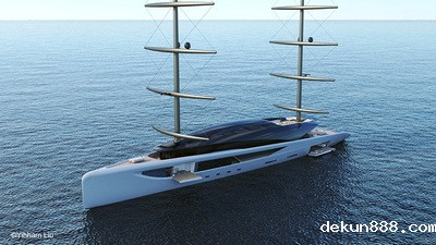 劉奕涵的遊艇設計作品「魔鬼魟」（Manta）圖片